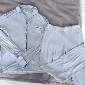 UGG Navy and White Stripe pajama set